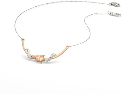 

BlueStone 6284_VVS1_F_22 Rose Gold Precious Necklace(14kt)