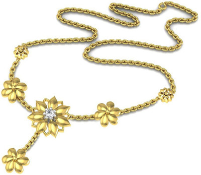 

Avsar NECKLACE14A Yellow Gold Precious Necklace(18kt)
