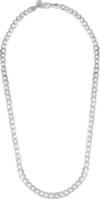 

Jewel99 Curb Platinum Plated Sterling Silver Chain