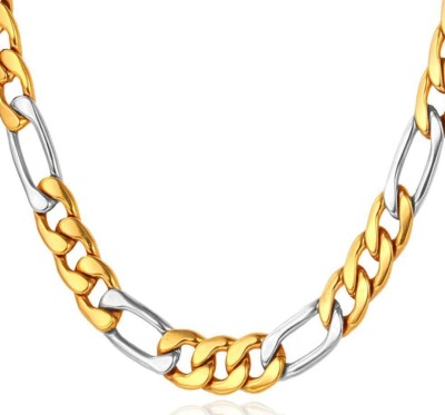 Spangel Fashion Trendy & Fancy Gold-plated Plated Brass Chain