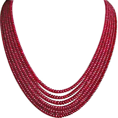 Ruby stone chain on sale
