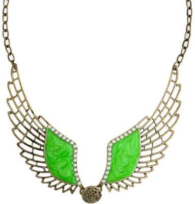 49% OFF on Crunchy Fashion Wings of Spring Alloy Necklace