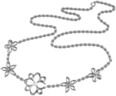 

Avsar NECKLACE17WB Yellow Gold Precious Necklace(14kt)