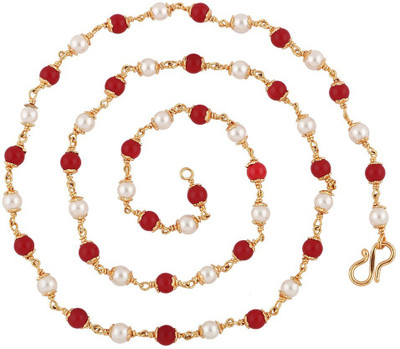 

the jewelbox Mala Pearl Gold-plated Plated Copper Chain