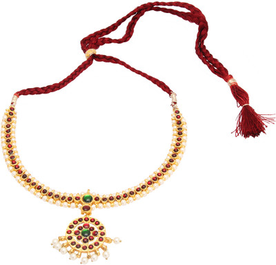 50% OFF on VAMA Gold-plated Plated Alloy, Brass Necklace 50% OFF on VAMA Gold-plated Plated Alloy, Brass Necklace