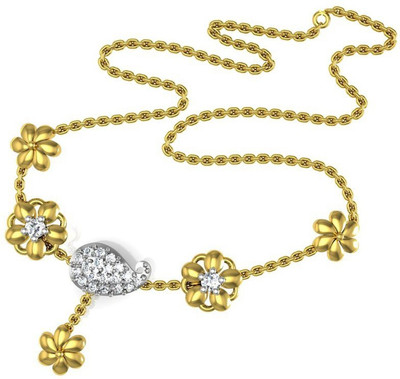 

Avsar NECKLACE16A Yellow Gold Precious Necklace(18kt)