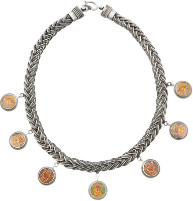 

Jewels of Jaipur Silver Necklace
