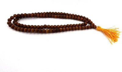 Sitare Pure Chandan 108 Beads 6 mm Sandalwood mala Wood Chain