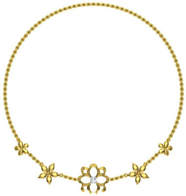 

Avsar NECKLACE17YB Yellow Gold Precious Necklace(14kt)