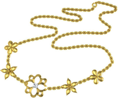 Avsar NECKLACE17A Yellow Gold Precious Necklace(18kt)