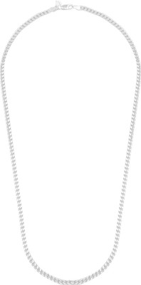 

Jewel99 Square Snake Platinum Plated Sterling Silver Chain