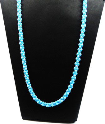 61% OFF on Bling N Beads Turquoise Color Interlocked Glass Necklace
