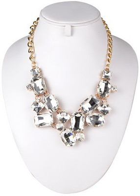 

Misshruts Crystal Metal Necklace
