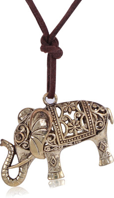 70% OFF on Cinderella Collection By Shining Diva Antique Elephant Pendant Alloy Necklace 70% OFF on Cinderella Collection By Shining Diva Antique Elephant Pendant Alloy Necklace