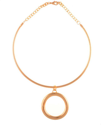 

Aaishwarya Impeccable Golden Hoop Alloy Necklace