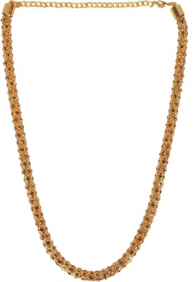 Jewels Gold Cubic Zirconia Gold-plated Plated Alloy Chain