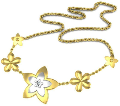 

Avsar NECKLACE13A Yellow Gold Precious Necklace(18kt)