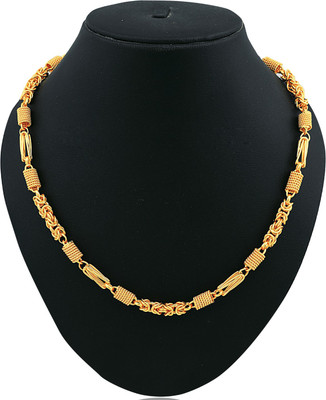 King of World Fashion 1 Gram Gold plated Chain For Boys and Man Gold-plated Plated Alloy Chain King of World Fashion 1 Gram Gold plated Chain For Boys and Man Gold-plated Plated Alloy Chain