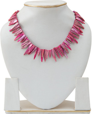 Taj Pearl Tribal Shell Necklace