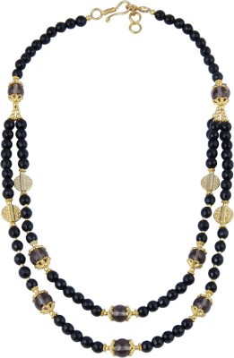 Pearlz Ocean Agate, Quartz Gold-plated Plated Alloy Necklace