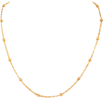 Moda Stella Ball Gold-plated Plated Brass, Copper Chain