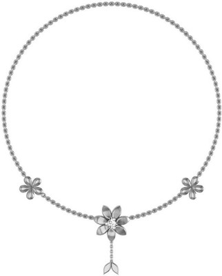 Avsar NECKLACE1WB Yellow Gold Precious Necklace(14kt)