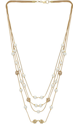 48% OFF on Crunchy Fashion Multilayer Alloy Necklace