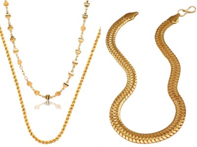 Charms Combo Of Stunning Live Gold-plated Plated Alloy Chain