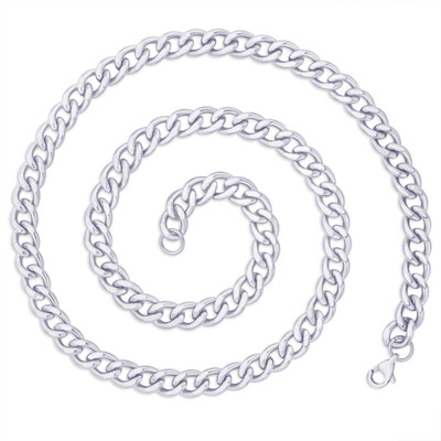 

Peora Rhodium Plated Stainless Steel Chain