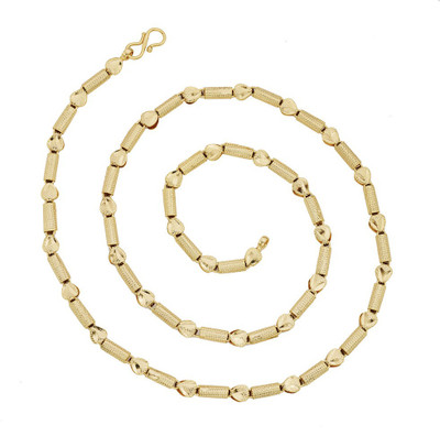 the jewelbox 3d Pipe Gold-plated Plated Brass Chain