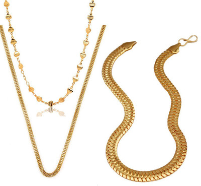 Charms Combo Of Stunning Live Gold-plated Plated Alloy Chain