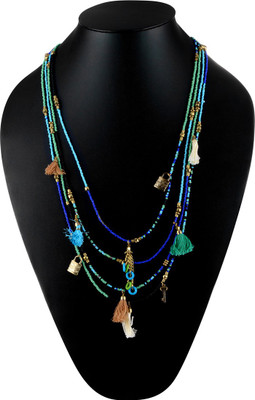 

1976 Jewels Lock & Key Alloy Necklace