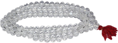 Spiritual Max Sphatik Puja Beads Mala 100% Original Genuine Crystal Crystal Chain