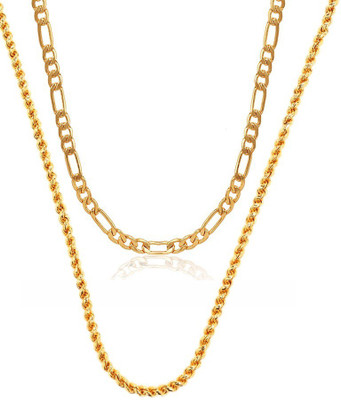 Charms Combo Of Stunning Live Gold-plated Plated Alloy Chain