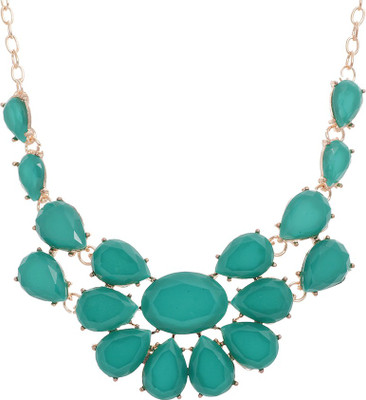 

Aaishwarya Striking Coral Green Alloy Necklace