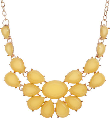 

Aaishwarya Striking Yellow Alloy Necklace
