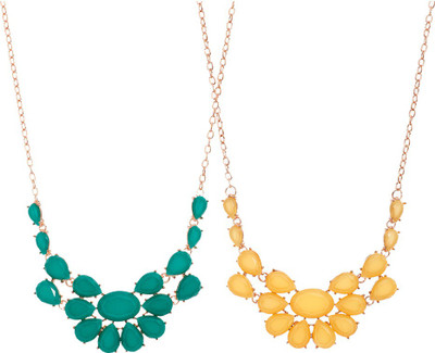 

Aaishwarya Exclusive Statement (Pack of 2) Alloy Necklace Set