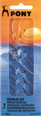 

pony Hand Sewing Needle(Curved Needle Needle 8 cm Pack of 7)