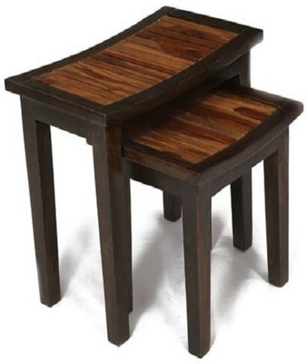 

Ringabell Lava Solid Wood Nesting Table(Finish Color - Mahogany & Teak, Set of - 2)