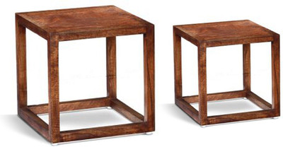 

Fischers Furniture Oxford Solid Wood Nesting Table(Finish Color - Walnut Brown, Set of - 2)