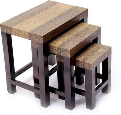 

Induscraft Solid Wood Nesting Table(Finish Color - DARK EXPRESSO, Set of - 3)