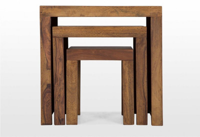 

Kingscrafts Solid Wood Nesting Table(Finish Color - Brown, Set of - 3)