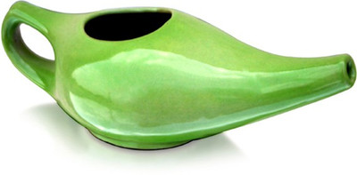 

Netipot Ceramic Green Neti Pot(220 ml)