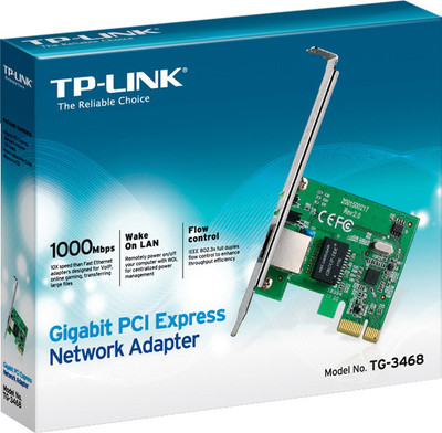 TP-LINK TG-3468 Gigabit PCI Express Network Adapter PCIe(Silver)