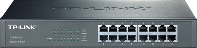 

TP-LINK TL-SG1016D 16-Port Gigabit Desktop/Rackmount Switch