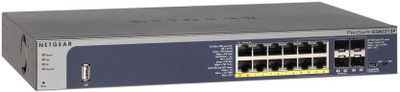 Netgear New Prosafe 12 Port Desktop Gigabit L2+ Managed Switch with Poe+ Network Switch Silver Netgear Switches