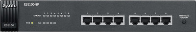 

Zyxel ES1100-8P Network Switch(Black)