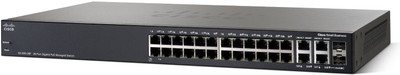 

Cisco SG300-28P 28-port Gigabit Poe Managed Switch - SRW2024P-K9-Eu Network Switch(Black)
