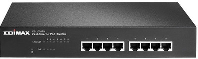 

Edimax 8-Port Fast Ethernet Switch With 4 PoE+- Network Switch(Black)