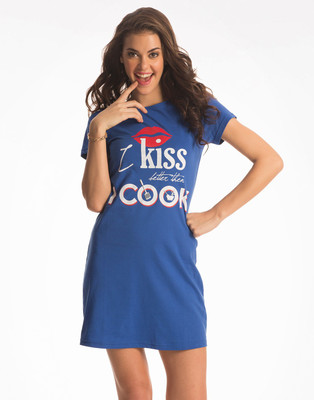 

PrettySecrets Women Nighty(Blue